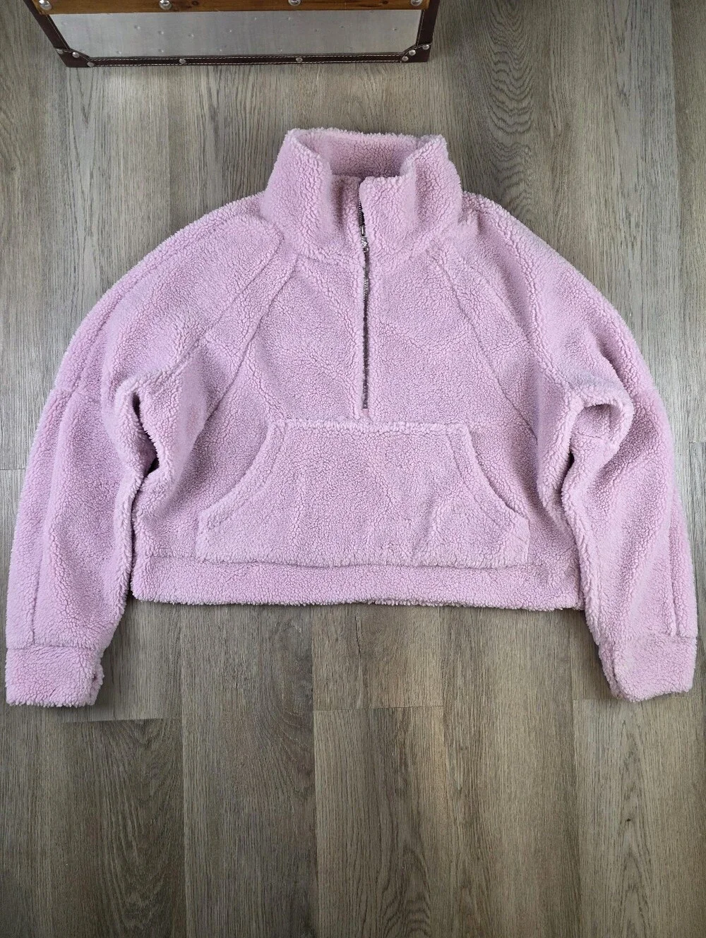 Lululemon Athletica Scuba Oversized Fleece Funnel Neck Jacket Size XL